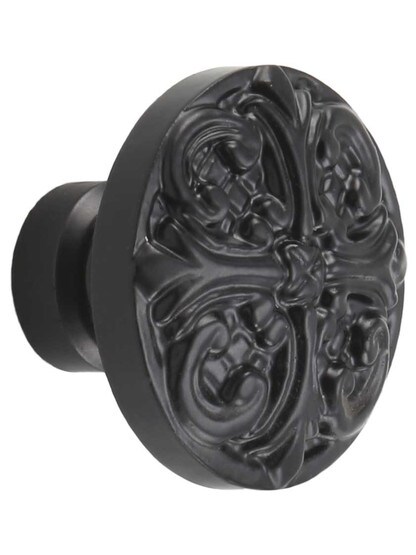 Gaios Cast-Iron Cabinet Knob - 1 1/2 inch Diameter.